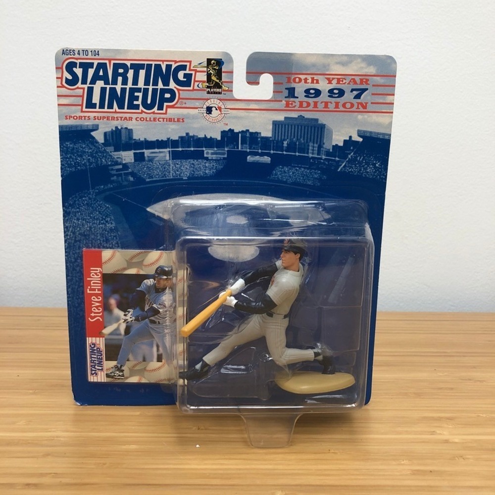 Kenner Starting‎ Lineup Figure Kids Grey 1997 Steve Finley Padres MLB